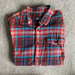 Patagonia Red and Blue Flannel